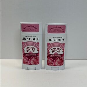 Jukebox Aluminum-Free Odor-Blocking Stick Deodorant Rose Hips Don’t Lie x2